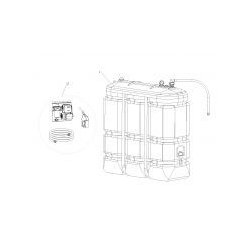 141283 - Cuves à carburants Renson - 1500L - PEHD double parois - Débit 50L/min