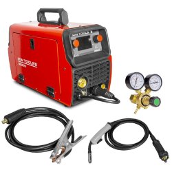 Poste à souder inverter MIG Synergie LCD 200 A + accessoires MW Tools MIG205S