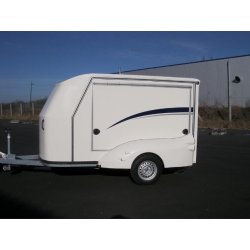 Venus - Remorque fourgon 600 kg - Vans Bardot avec pavillon polyester et options variées