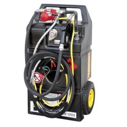 Caddy de vidange électrique ATEX - Cuve en polyéthylène haute densité - Pompe 12V - 30l/min