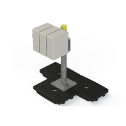 Mât autostable RRU/RRH - 40m - 3 RRU - Hauteur maxi RRU 900mm