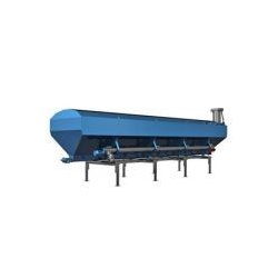 Silo horizontal RheinMix - capacité de 16 à 76 m3 pour le stockage de ciment et matières similaires - conception mobile et moderne