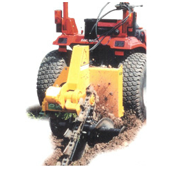 Trancheuse de sol à chaîne TZ 25/50 - portée tracteur 25 CV - profondeur réglable 0-90cm - 330Kg