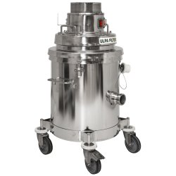Aspirateur industriel antistatique C-10 EX (4W) en acier inoxydable avec filtration ULPA pour poussières combustibles et toxiques en salle propre