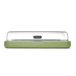 HENDI Vitrine réfrigérante UNIQ,  designed by Robert Bronwasser, GN 1/1, Vert, 593x389x(H)147mm, Rectangulaire - plastique polypropylène 871928