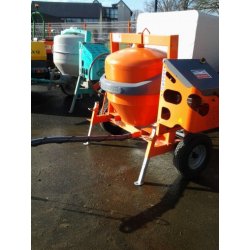 Bétonnière thermique 345 litres - grande capacité de cuve pour chapes et dalles