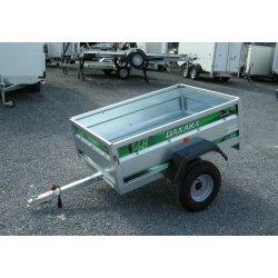 Remorque sans frein DAXARA 148 - 1 essieu, 600 kg, fabrication française - bricolage, petits transports et vacances