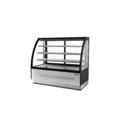 ATOSA Vitrine bombée service arrière largeur 900mm  WDF097D - inox WDF097D