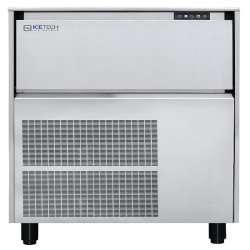 Producteur de glace nugget 240 kg/24h, réserve 55 kg, inox AISI 304, condensation air ou eau, modèle ICETECH GRN240 - 2449