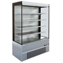 Vitrine murale ouverte réfrigérée compact tout inox Cronus 1510x665x1920mm - AC1450