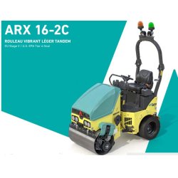 Rouleau vibrant léger tandem - EU Stage V / U.S. EPA Tier 4 final - Ammann - ARX 16-2C