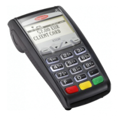 Terminal bancaire fixe Ingenico ICT 250 IP - technologie IP, compatible sans contact, affichage couleur