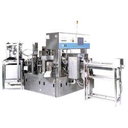 Ensacheuse rotative avec bouchon