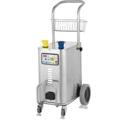 Générateur vapeur monophasé - Steam Box Mini 10 bar avec injection de détergent et carrosserie inox pour hôtels et restaurants