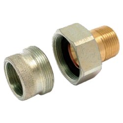 Raccord isolant diélectrique mâle-femelle d20x27 en laiton pour ballon d'eau chaude - réf 889606
