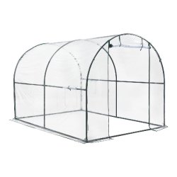 Helloshop26 - Serre de jardin tunnel grünwald en acier et PVC 200 x 300 x 190 cm 03_0008257 - acier 3001922982723