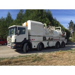 Hydrocureur scania 310 8x4 adr