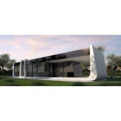 Studio de jardin ISK38 - construction modulaire en acier avec bardage bois - 30m² - modèle ISKAN