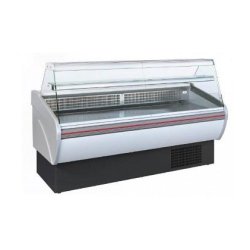 Vitrine service arrière Euro Mini - pour produits laitiers, plats préparés et snacks - froid statique - éclairage intérieur - acier inox gaufré