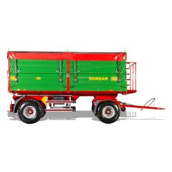 Benne agricole à double essieu R 120 CSGA - Romsan - capacité de 12 000 kg