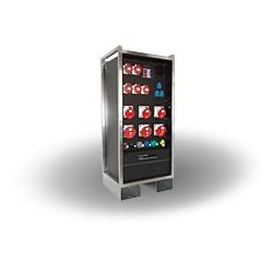 115-00-408 - Coffret de distribution Indu Electric - Châssis en acier inoxydable avec entrée Powerlock et options avancées