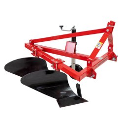 Charrue simple 2 socs pour tracteur - attelage 3 points catégorie 1