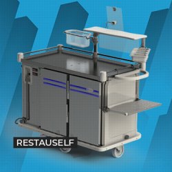 Distributeur de repas inox en multi-portions pour la liaison chaude avec  technologie de maintien en température par accumulation - restauself