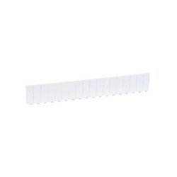 Obturateur DRIVIA 18 modules plastique blanc RAL9003 320 x 52 mm Legrand - 410106