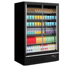 Vitrine réfrigérée pour supermarché Galaxy+ GP14FGD Black L1330mm 42275 TEFCOLD