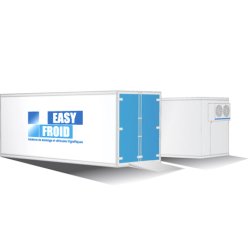 Caisse frigorifique E40CF - 16 palettes - 41m³ - Températures de -22°C à +10°C