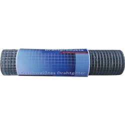 Grillage métallique galvanisé - longueur 5 m, hauteur 1,02 m, maille 12,7 x 12,7 mm - épaisseur fil 1,05 mm