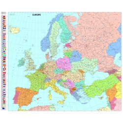 Carte europe politique michelin