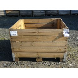 Palox en bois type chili, dimensions extérieures 1000 x 1170 x 780 mm