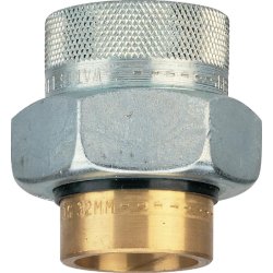 Raccord isolant diélectrique - double femelle en acier et laiton - F 1'' x F 1'' - type RID réf 2224313