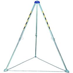 Trépied réglable de levage pour chantier AG_TMC7 - 1000 kg - Hauteur 2290 mm - Acier galvanisé