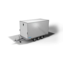 Sapphire H-3 - Remorque fourgon Hapert - 3500 kg - Tridem essieu - Formats jusqu'à 605x240x250 cm
