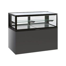 Tecfrigo Vitrine positive horizontale Karina 220L – Froid ventilé professionnel, 300 W, 220 V - MONO - noir multi-matériau 3666562009348