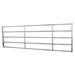 Barrière d'herbage galvanisée extensible 2 à 3 m - Fixation rapide et solide