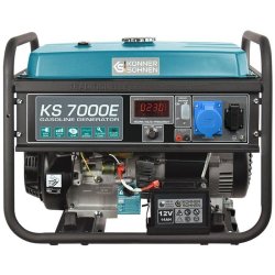 Groupe électrogène monophasé à essence AVR DE 5,5 kW - KÖNNER & SÖHNEN - 7000E