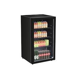 Iarp Vitrine de comptoir COUNTER 98 GLASS BLACK, 480 x 500 x 845 mm, statique, noir, présentation de boissons et produits frais - 8027803746616