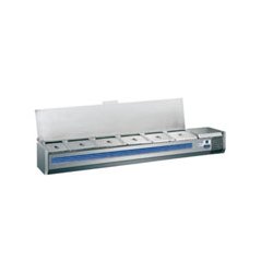 Vitrine réfrigérée à poser - Lufri VMT 20T - 9 bacs GN 1/3 - 75L - R-134-A