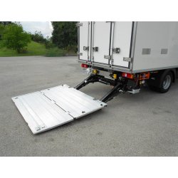 Z SZD 75/100 - Hayon élévateur Hiab Zepro - Capacité 750 à 1000 kg - Plateforme repliable double