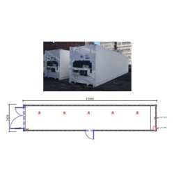 Container maritime 40 pieds HC Reefer d'occasion - Acier Corten, DAIKIN, plage de température -25° à 25°