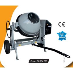 OP-350-Honda - bétonnière thermique Opsial - 350L, moteur essence Honda GX160QX