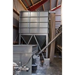 Silo carré pour stockage de matières sèches - Capacité max 1100 kg/m3 - BM Silo