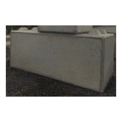 Bloc béton empilable - Magic Bloc - dimensions 150 × 60 × 60 cm - 1,250 tonnes