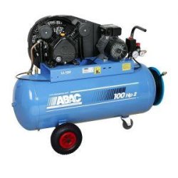 Compresseur d'air 2CV - 100L - Mono - Cylindre en fonte - Débit réel 12 m³/h - 9 Bars