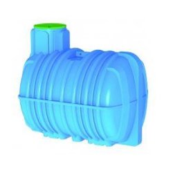 Cuve polyéthylène CELESTO 8000L - Ronde, horizontale et renforcée - À enterrer