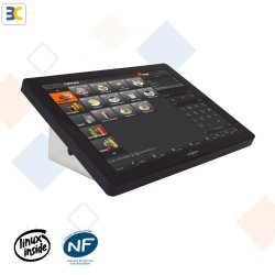 BM400 - Caisse tactile certifiée NF525 avec logiciel ETPOS - Écran 15" et boîtier en inox
