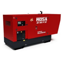 GE 165 PSX - Groupe électrogène industriel MOSA - Triphasé 150 kVA (120 kW) - Diesel PERKINS avec AVR